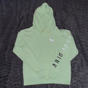 PINK Mint Green Hoodie XS